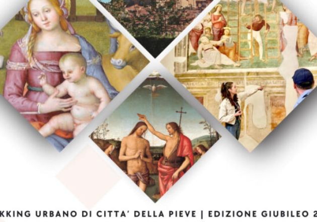 Pellegrini d'arte e di speranza, Giubileo 2025,  trekking urbano a Città della Pieve