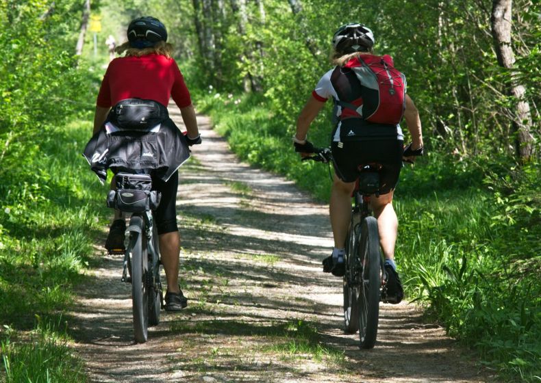 Bike sharing,  Fahrrad teilen, Lago Trasimeno, Umbrien 3