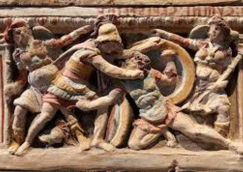 De route gewijd aan de Etruskische beschaving in Umbrië loopt langs Chiusi, enkele stadjes aan het Trasimenomeer en Perugia. 3